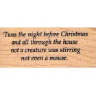 Stamp - Christmas - 'Twas The Night